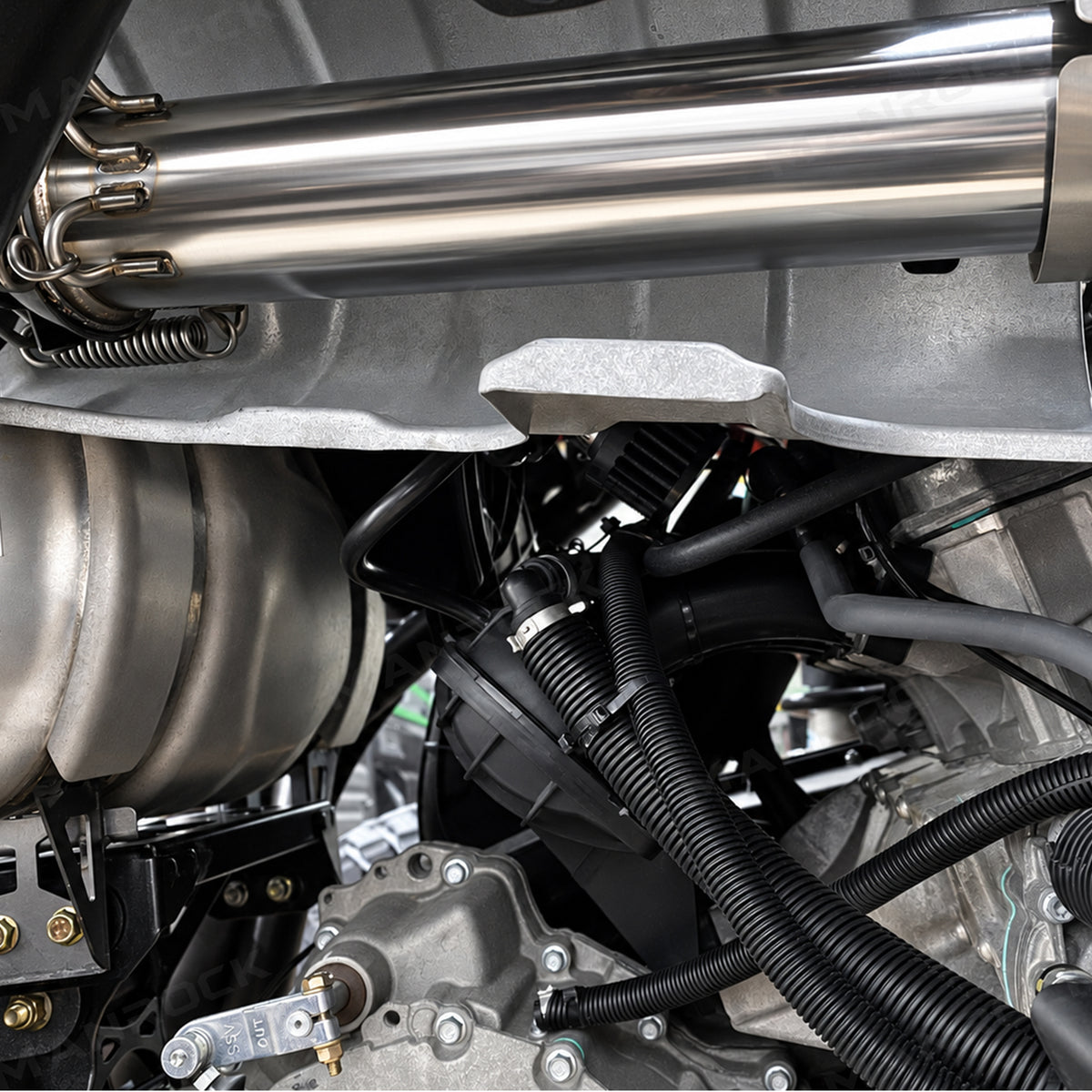 2.5" Cat Delete Pipe Stainless Steel Mid Race Pipe for Can-Am Maverick X3 / X3 Max
