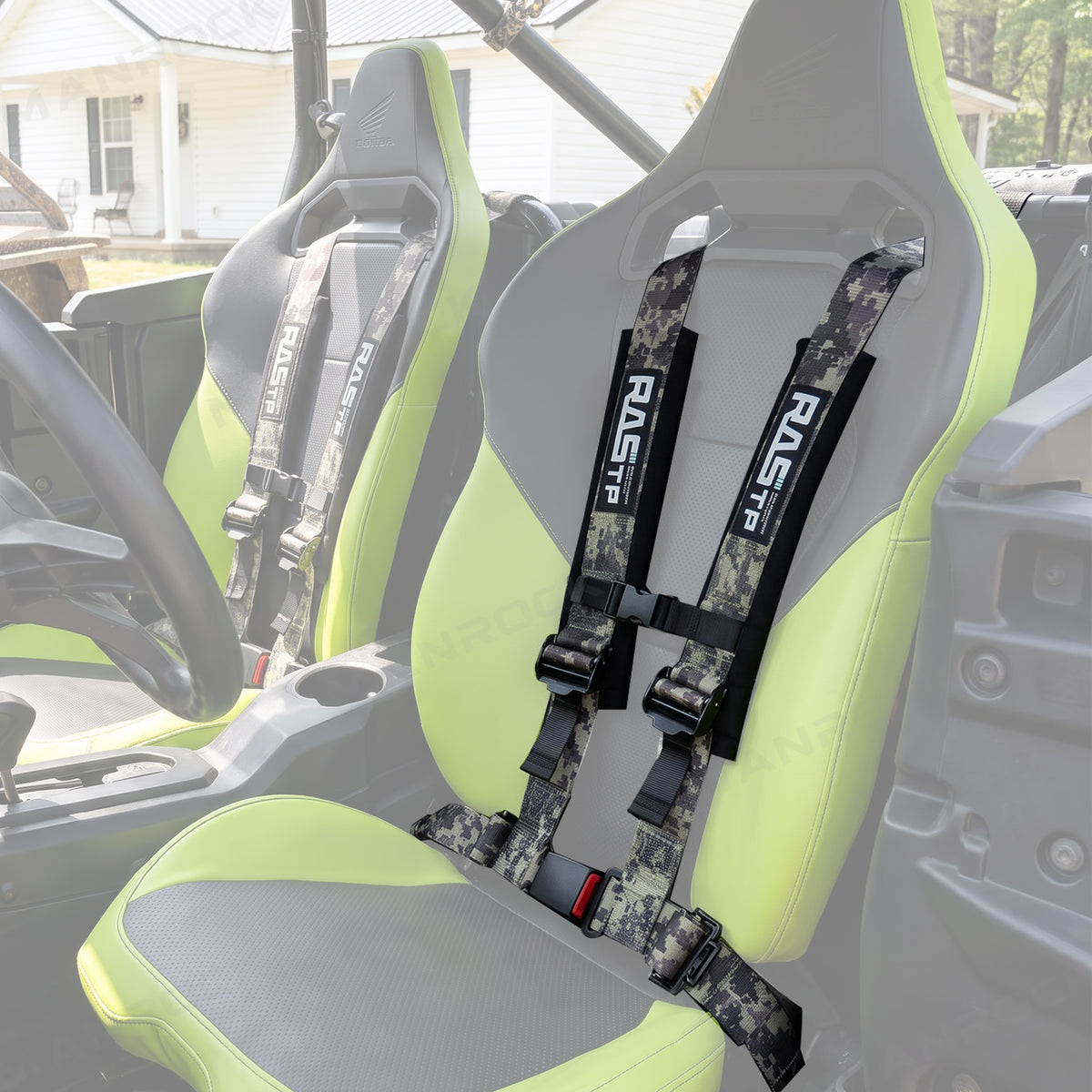 UTV 4 Point 2" Harness Seat Belt with Auto-Latch Buckle Universal UTV Polaris / Can-Am / Honda / Kawasaki / CFMOTO