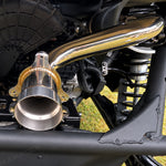 Muffler Delete Pipe Stainless Steel Race Exhaust Pipe with Slip-On Design for Can-Am Maverick X3 / X3 Max