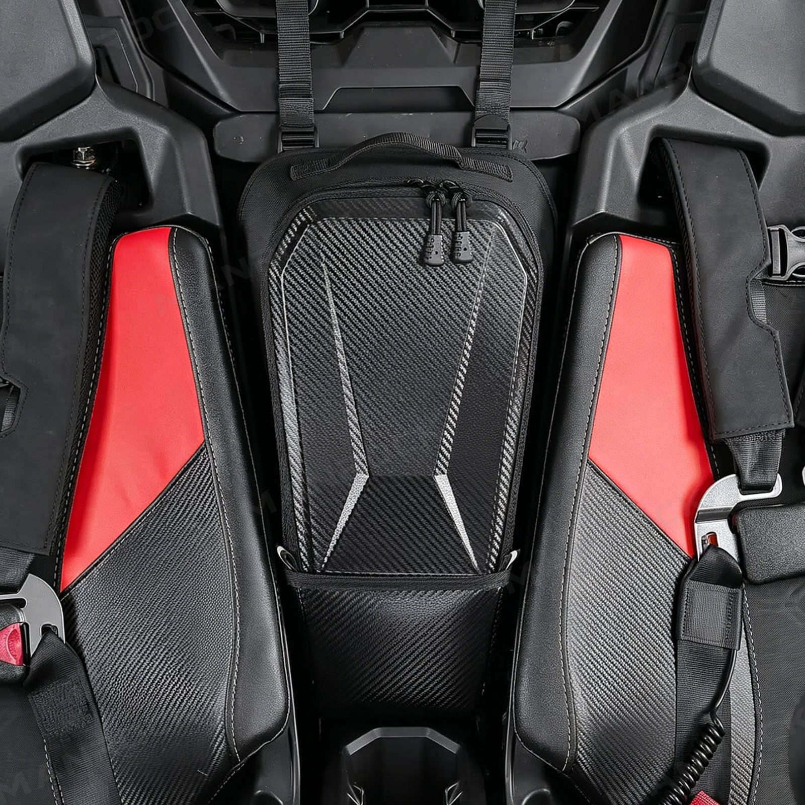 UTV Shoulder Storage Bag Center Console Organizer Bag for Can-Am Maverick X3 / X3 Max