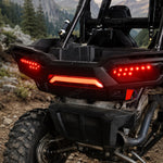 UTV LED Tail Lights Assembly Smoked Rear Lamps Replacement 2PCS for Polaris RZR / Sportsman