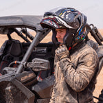 UTV ATV Helmets Full Face with Bluetooth Headset, Modular Motorcycle Helmets Most UTVs Polaris / Can-Am