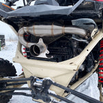 Muffler Delete Pipe Stainless Steel Straight Pipe, Race Exhaust Pipe for Can-Am Maverick X3