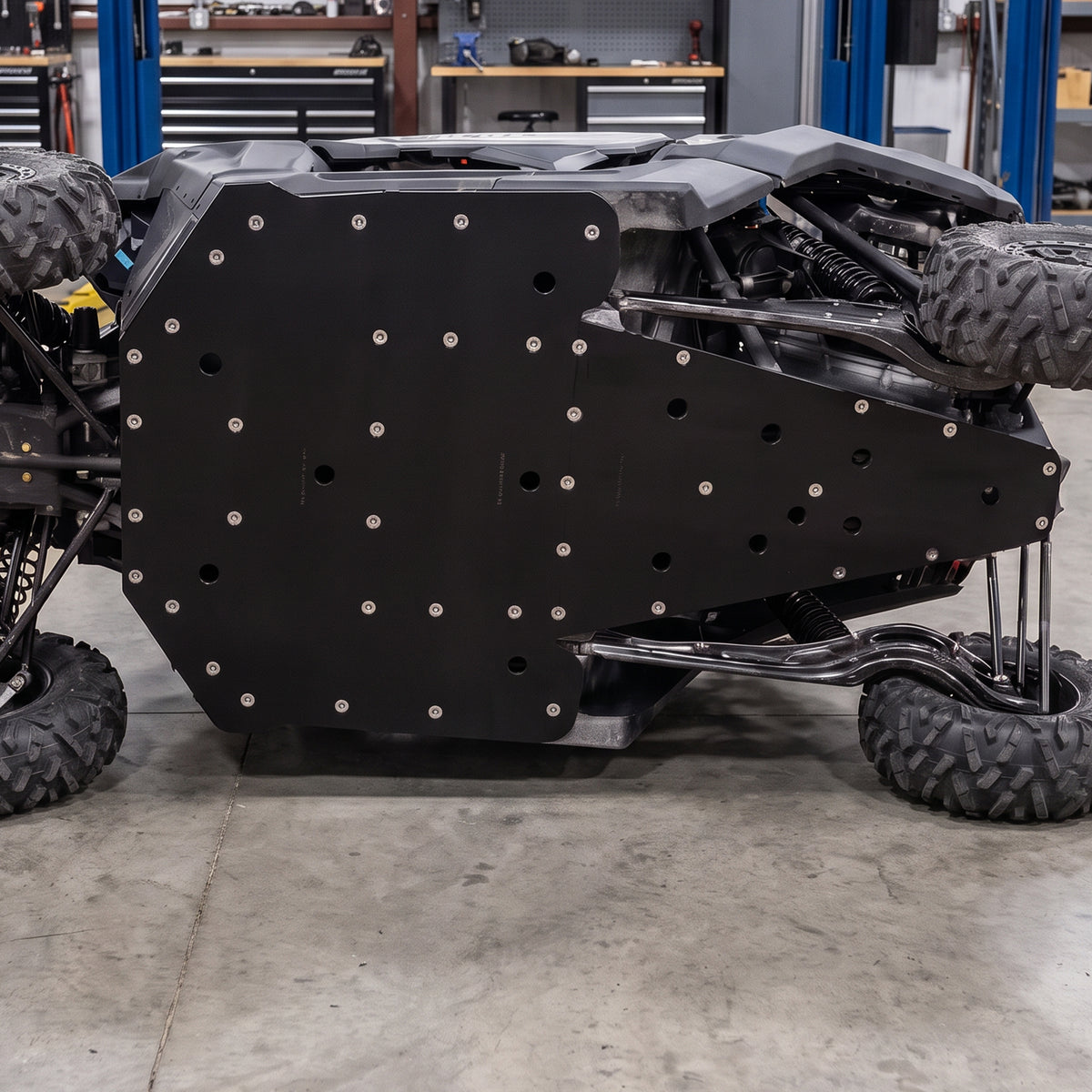 UTV Full Skid Plate Belly Pan Undercarriage Protection for Can-Am Maverick X3