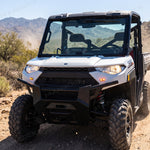 UTV Turn Signal Kit with 110dB Horn, Self-Canceling Amber LED Lights & Rocker Switches 4PCS Universal UTV Polaris / Can-Am / Honda / Kawasaki / CFMOTO