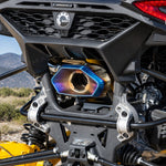 Stainless Steel Exhaust Tips Replacement Blued / Black Tip for Can‑Am Maverick R / R Max