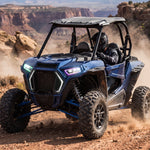 RGB Halo Kits LED Headlight Assembly Angel Eyes Halo Ring 2PCS for Polaris RZR