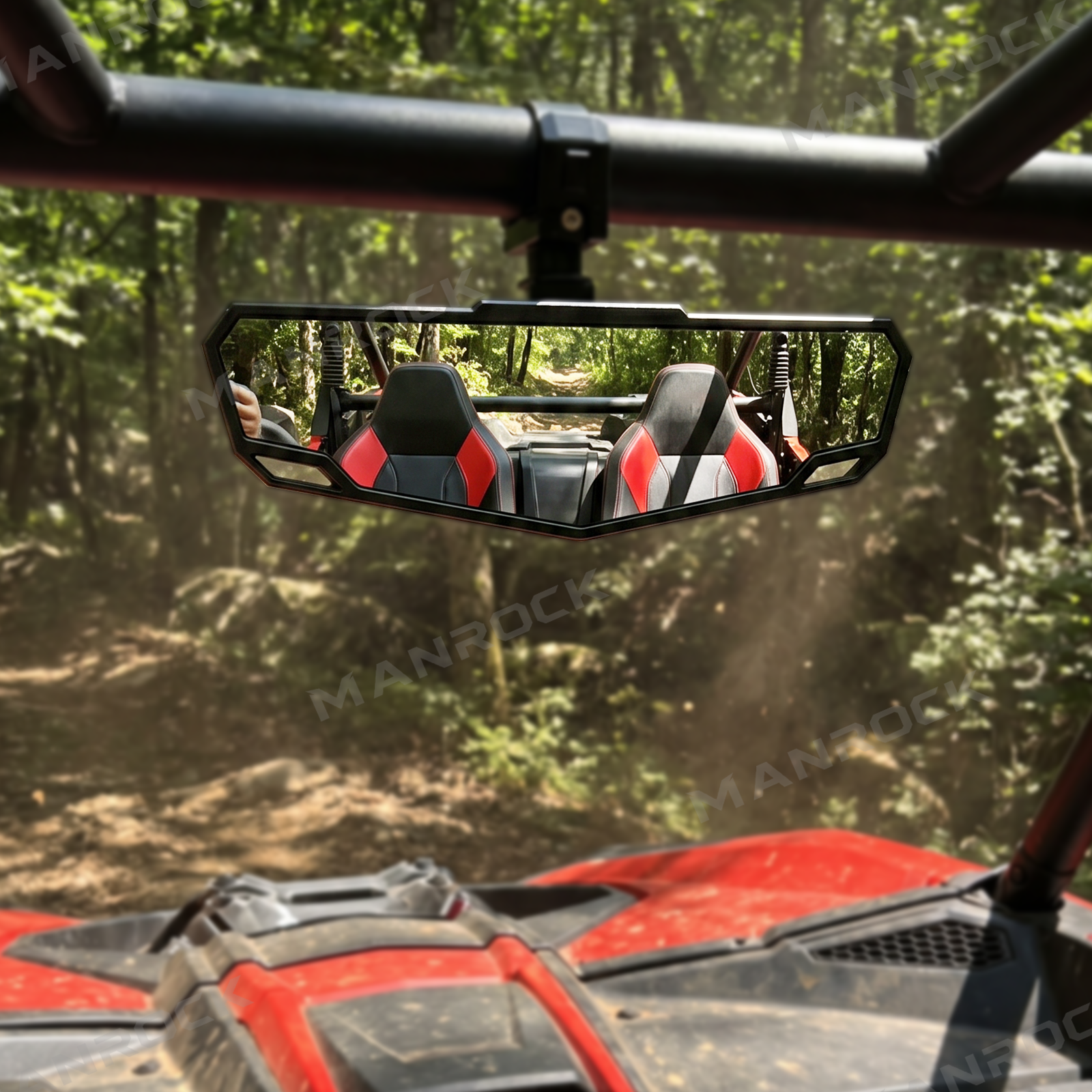 UTV Adjustable Center Rearview Mirror Universal UTV Polaris / Can-Am / Honda / Kawasaki / CFMOTO