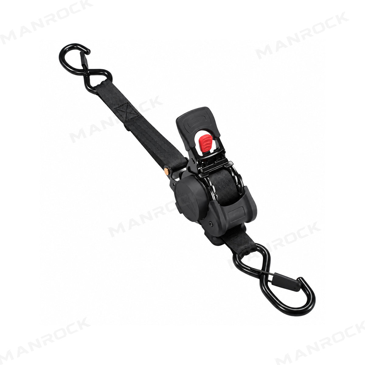 UTV ATV Retractable Ratchet Straps 1In ×10Ft Retractable Tie Downs 4PCS Universal UTV Polaris / Can-Am / Honda / Kawasaki / CFMOTO