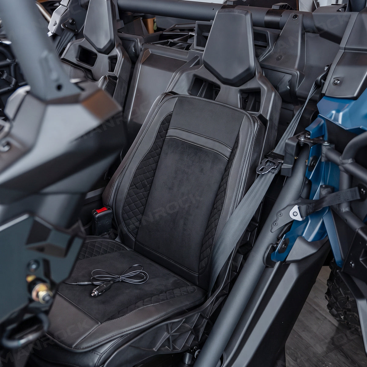 UTV 12V Graphene Heated Seat Cushion Seat Cover With 5FT Power Cord Universal UTV Polaris / Can-Am / Honda / Kawasaki / CFMOTO