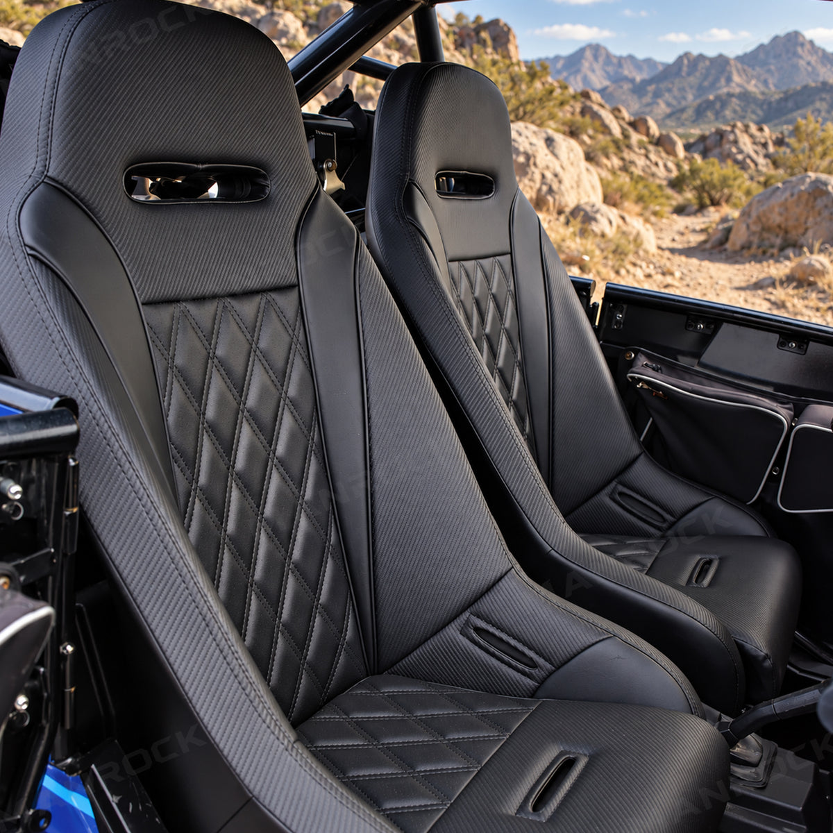 UTV Suspension Seats Heated Seats Replacement with Mounting Brackets 2PCS for Can-Am Maverick X3