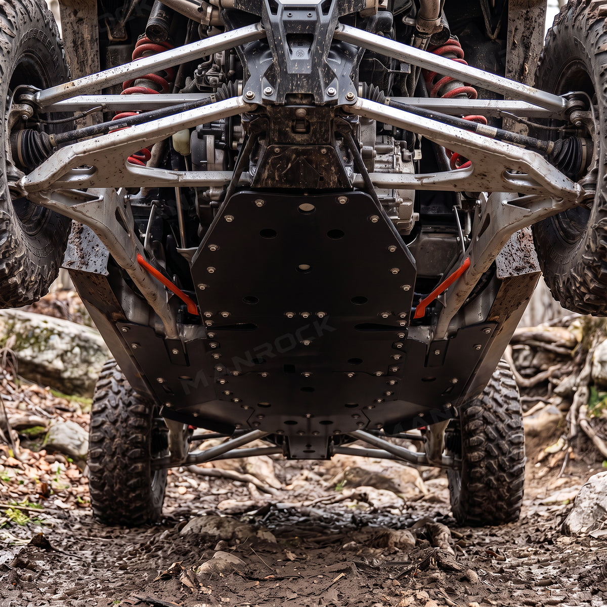 UTV Skid Plates Full Belly Pan Undercarriage Protection for Polaris RZR