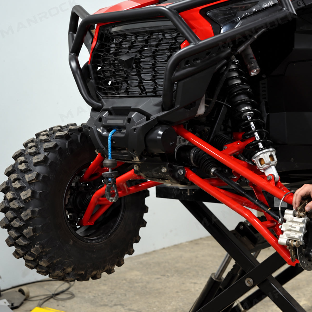 High Clearance 1.5" Front A-Arm Kit Forward Offset for Polaris RZR