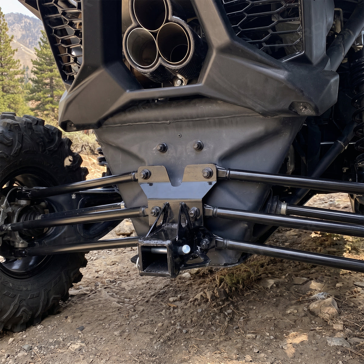 UTV Rear Receiver Hitch 2" Trailer Hitch for Can-Am Maverick X3 / X3 Max