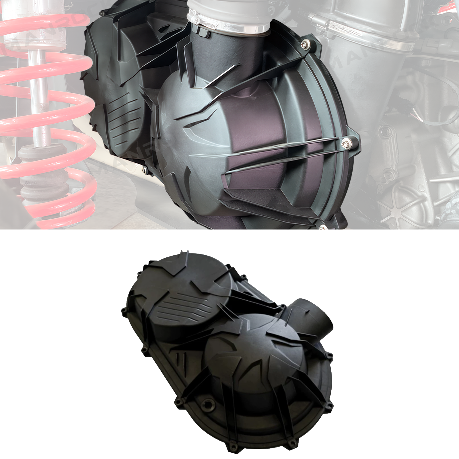 UTV Inner Clutch Cover Belt Cover for Can-Am Maverick X3 / X3 Max