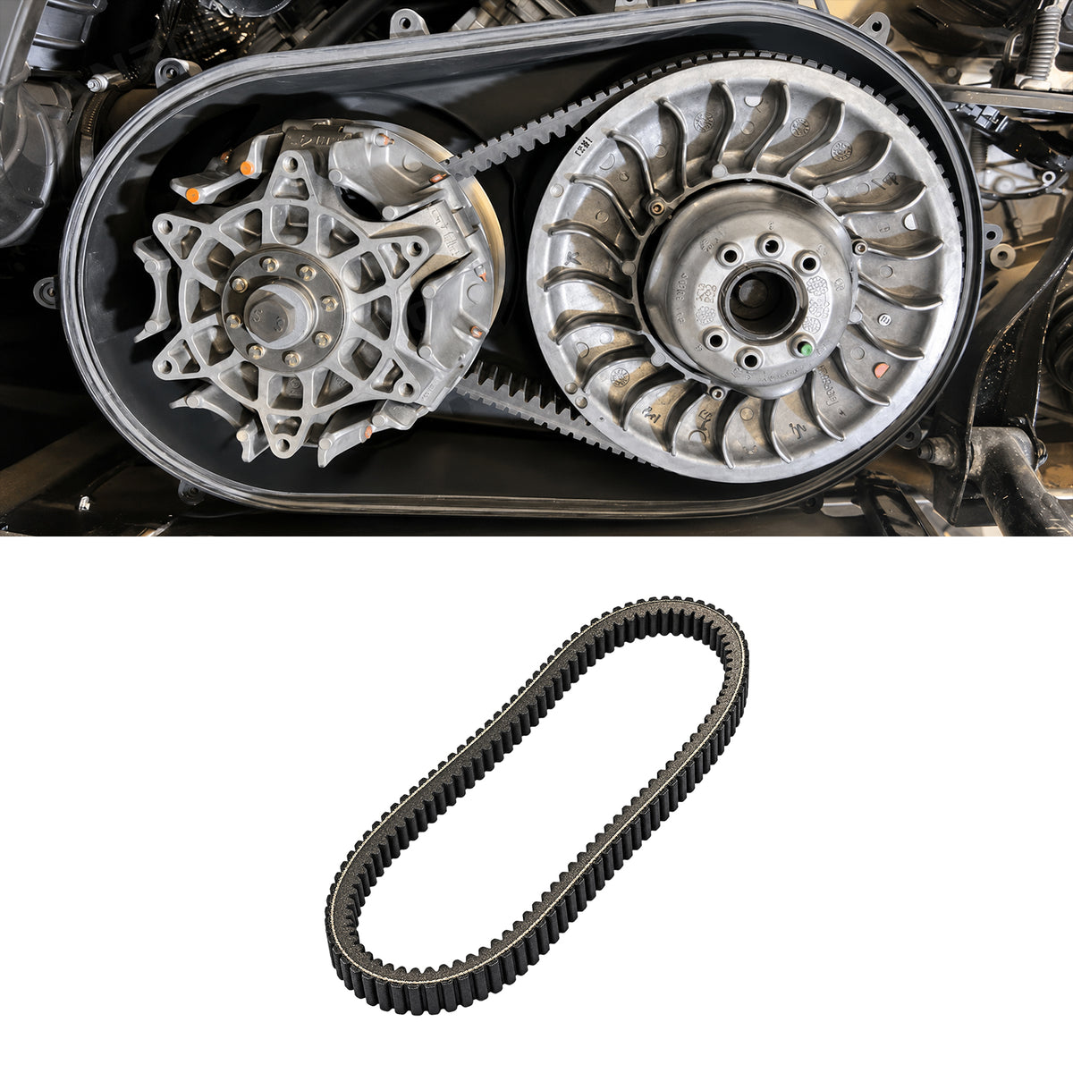 CVT Drive Belt OE Replacement Transmission Drive Belt for Can-Am Maverick X3 / Defender / Commander / Sport / Trail / Outlander / Renegade