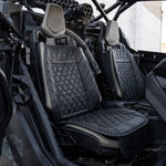 UTV 12V Heated and Ventilated Seat Cushion with Dual Fans, 5FT Power Cord Universal UTV Polaris / Can-Am / Honda / Kawasaki / CFMOTO
