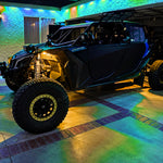 UTV ATV LED Rock Lights RGB Underglow Lights Wheel Well Lights Universal Fit for Polaris / Can-Am / Honda / Kawasaki / CFMOTO