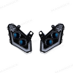 Manrock LED Headlights Assembly Front Headlamp Replacement 2PCS for Can-Am Maverick X3 / X3 Max