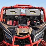 UTV Oversized Sun Visor 2.0 with Vanity Mirror, Driver & Passenger Side Sun Shade, Universal UTV Polaris / Can-Am / Honda / Kawasaki / CFMOTO