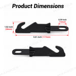 3.5" Door Latch Extension Door Latches Extender 2PCS for Polaris RZR