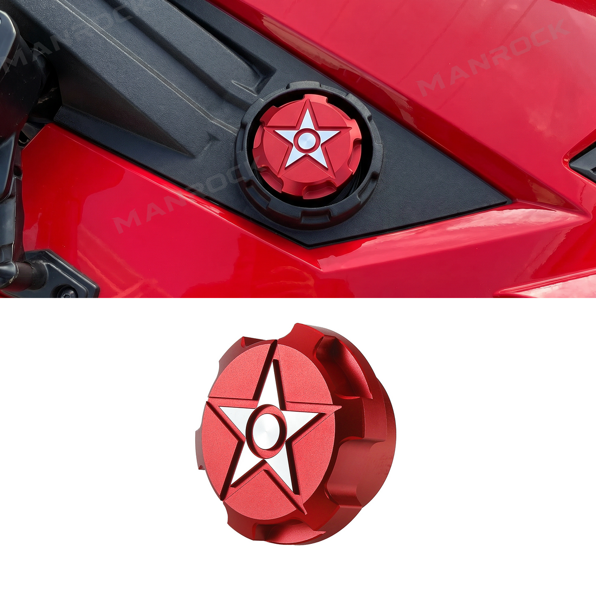 Gas Cap Aluminum Fuel Tank Cap Cover for Polaris Slingshot