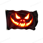 UTV ATV Halloween Flag Double-Sided Garden Flags with Pumpkin, Skull, Ghost Face Design Universal UTV Polaris / Can-Am / Honda / Kawasaki / CFMOTO