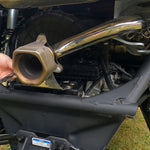 Muffler Delete Pipe Stainless Steel Race Exhaust Pipe with Slip-On Design for Can-Am Maverick X3 / X3 Max