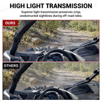 UTV Front Full Windshield Clear Acrylic Wind Deflector for Can-Am Maverick X3 / X3 Max