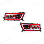 RGB Halo Kits LED Headlight Assembly Angel Eyes Halo Ring 2PCS for Polaris RZR