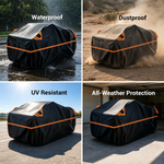 UTV ATV Cover Heavy Duty Waterproof Protection Universal Fit for Polaris / Can-Am / Honda / Kawasaki / CFMOTO