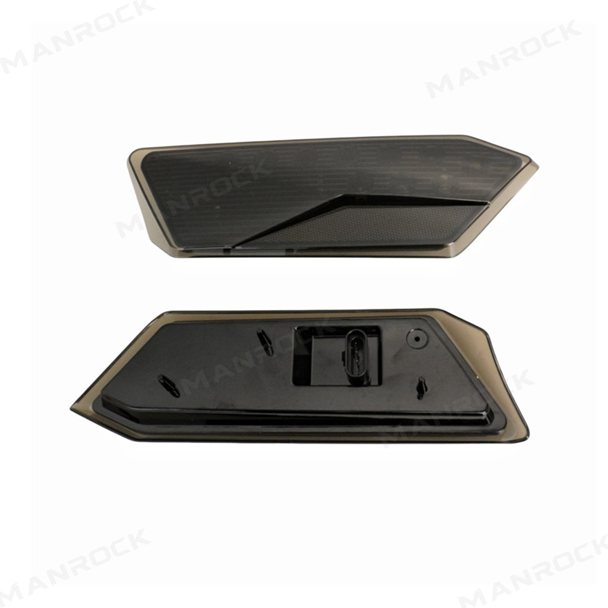 UTV LED Tail Lights Assembly Smoked Rear Lamps Replacement 2PCS for Polaris RZR / Sportsman