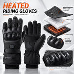 UTV/ATV Heated Motorcycle Gloves Rechargeable Touchscreen Riding Gloves 2PCS Most UTVs Polaris / Can-Am / Honda / Kawasaki / CFMOTO