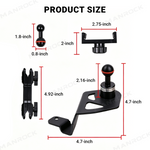 UTV Phone Mount 360° Adjustable Metal Phone Holder Fit for Can-Am Maverick X3 / X3 Max