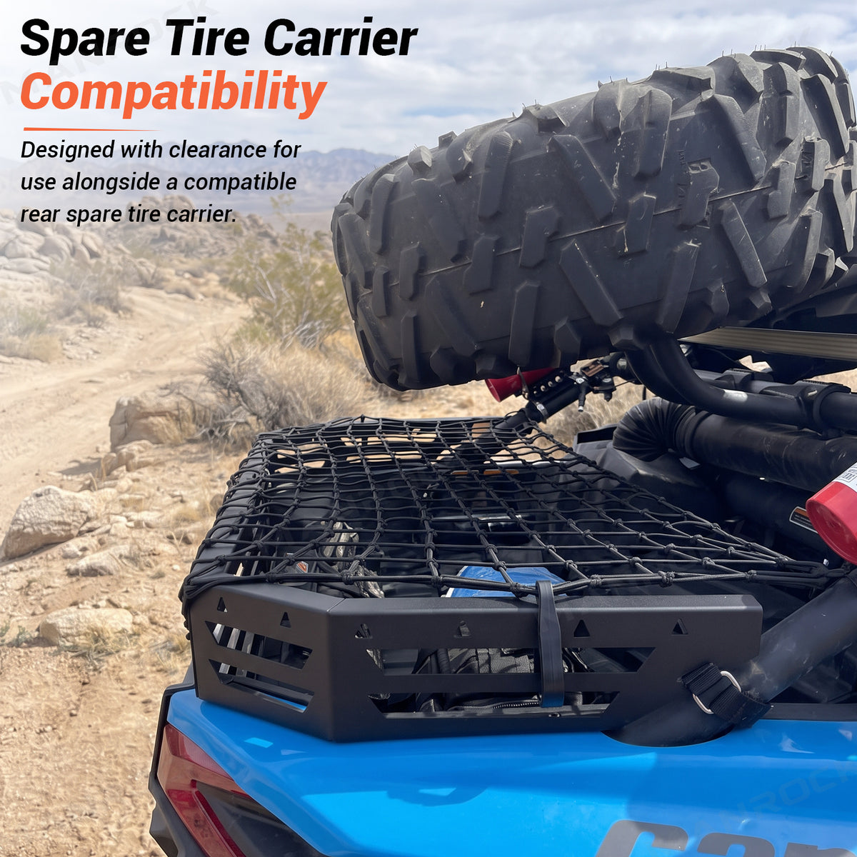 Rear Cargo Tailgate Steel Bed Enclosure for Can-Am Maverick X3 / X3 Max