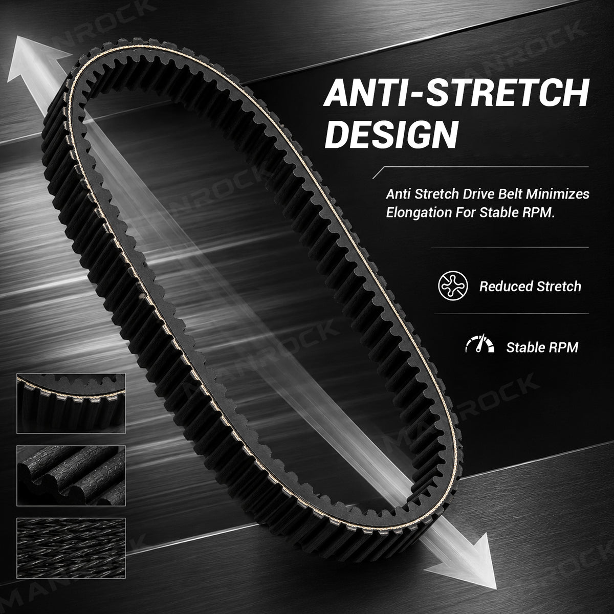 CVT Drive Belt OE Replacement Transmission Drive Belt for Polaris RZR / Ranger / Sportsman
