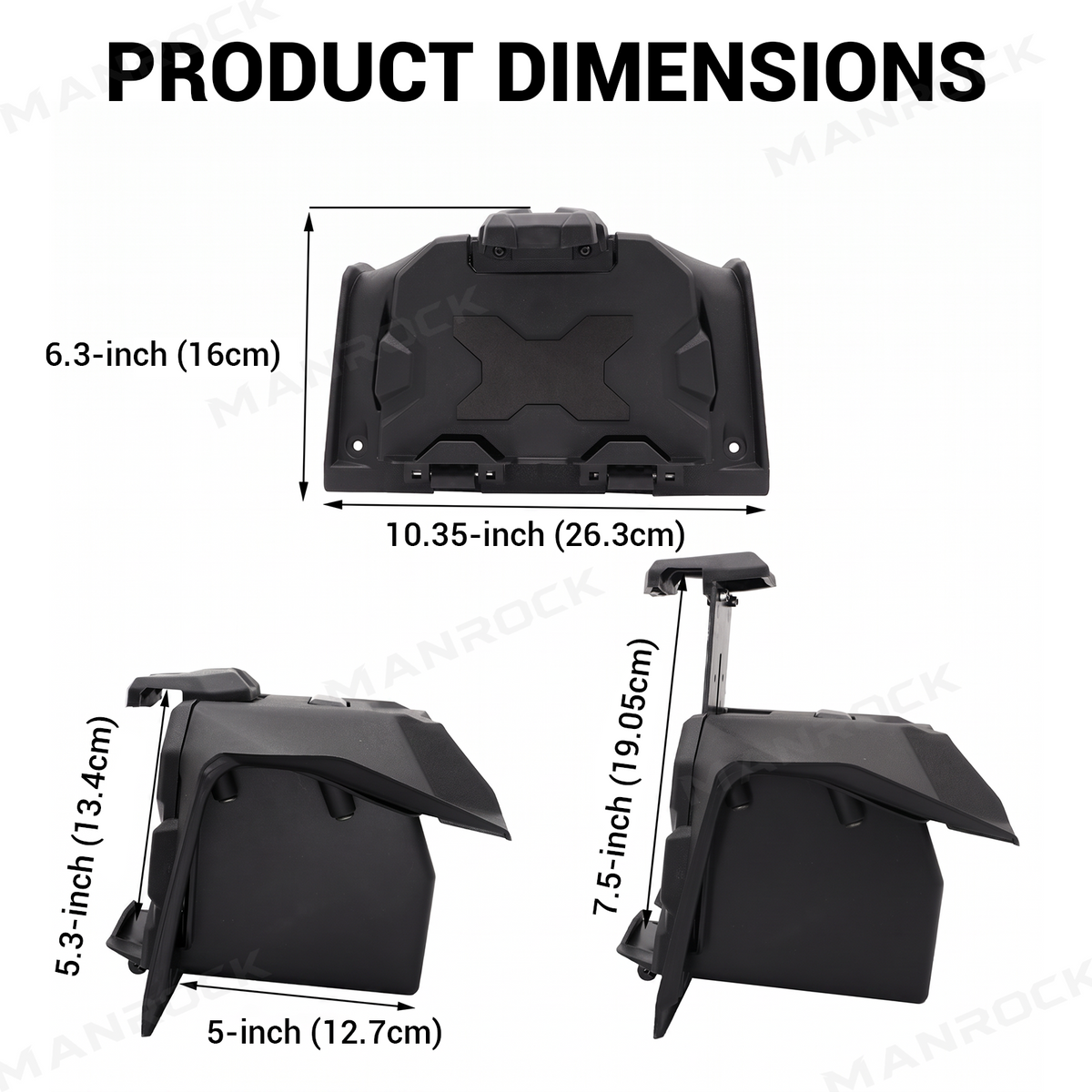 UTV Tablet Holder Phone Mount With Storage Box for Polaris RZR