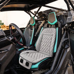 UTV 12V Heated and Ventilated Seat Cushion with Dual Fans, 5FT Power Cord Universal UTV Polaris / Can-Am / Honda / Kawasaki / CFMOTO