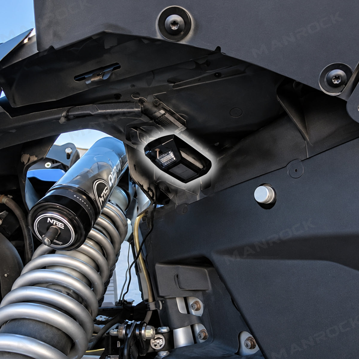 UTV ATV LED Rock Lights RGB Underglow Lights Wheel Well Lights Universal Fit for Polaris / Can-Am / Honda / Kawasaki / CFMOTO