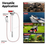 UTV Battery Powered Fuel Transfer Pump, Portable Gas Can Pump with 51" Hose Universal UTV ATV Polaris / Can-Am / Honda / Kawasaki / CFMOTO