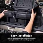 UTV Bed Storage Box Lockable Cargo Box 5.5-Gal for Polaris Ranger / General