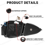 UTV Door Bags Side Storage Bags 2PCS with Knee Pad for Polaris RZR
