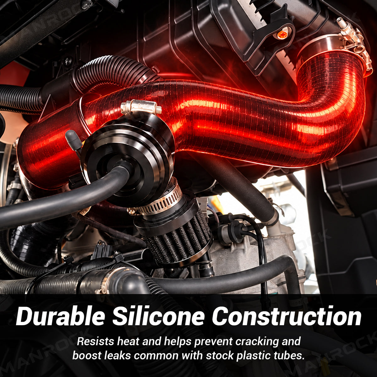 Full Silicone Charge Tubes Kit Charge Pipe for Can-Am Maverick X3 / X3 MAX