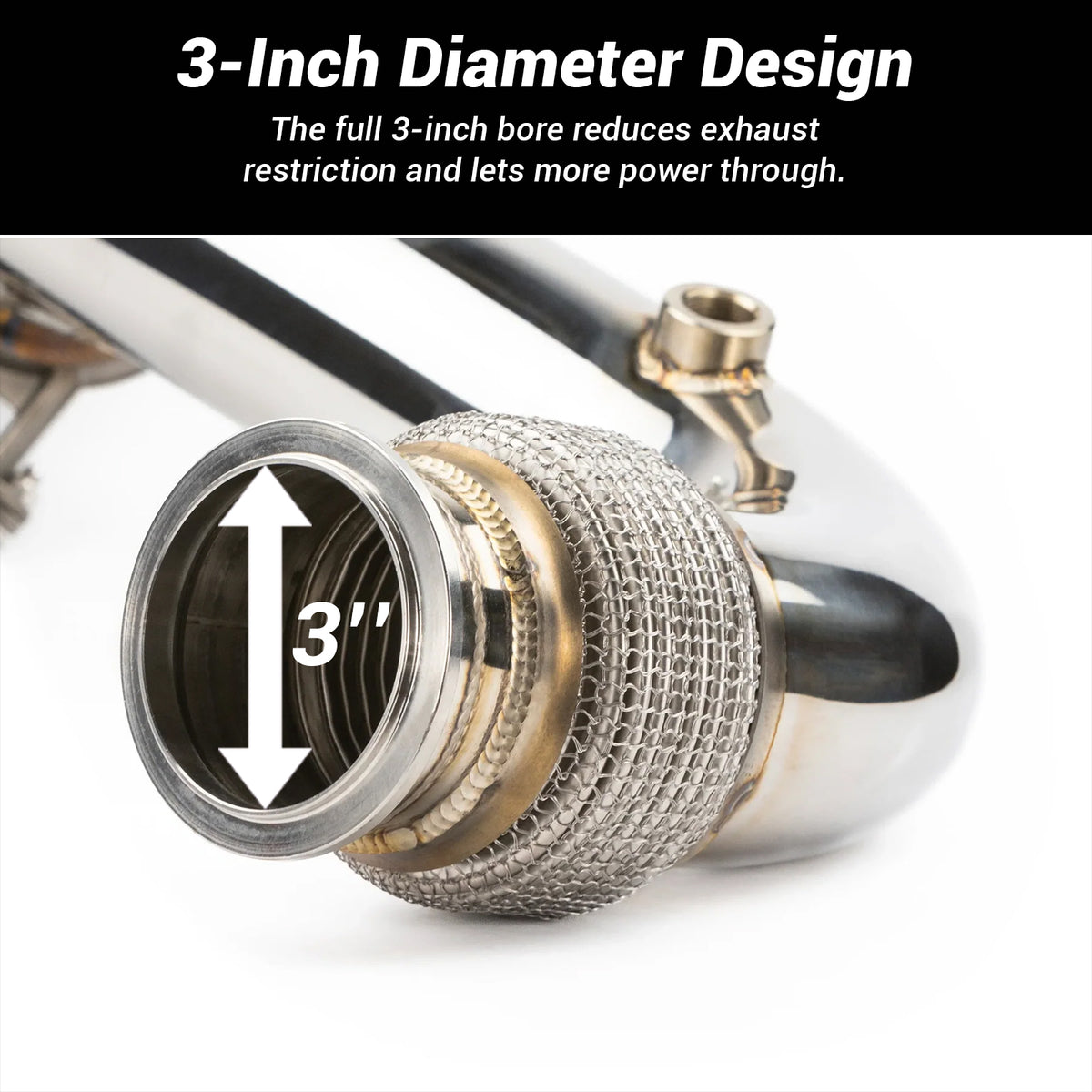 3 Inch Electric Exhaust Cutout Mid Pipe Stainless Steel Electronic Dump Valve  for Can-Am Maverick X3 / X3 MAX