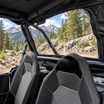 Soft Rear Windshield Clear PVC Roll-Up Rear Window Panel for Polaris RZR
