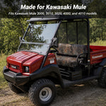 Manrock UTV Front Seat Covers 900D Camo Waterproof Seat Protector for Kawasaki Mule
