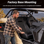 UTV Suspension Seats Heated Seats Replacement with Mounting Brackets 2PCS for Can-Am Maverick X3