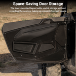 UTV Door Bags Side Door Storage Bags Set with 2PCS Mini Pouches for Polaris RZR