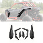 UTV Wide Fender Flare Kits Mud Flaps for Can-Am Maverick X3 / X3 Max, Maverick 1000 / 1000 Max