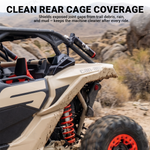 Rear Roll Cage Cover Roll Cage Trim Plates Protection Shield Guard 2PCS for Can-Am Maverick X3 / X3 Max